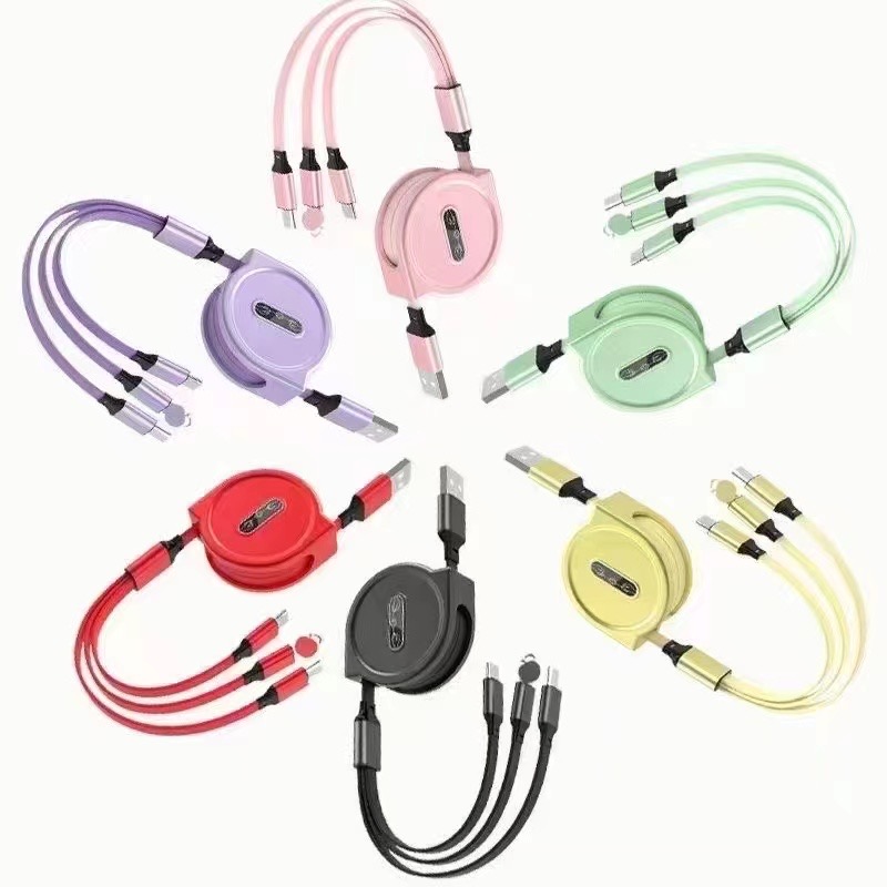 Multi-connection USB Cables 3 Different Connections